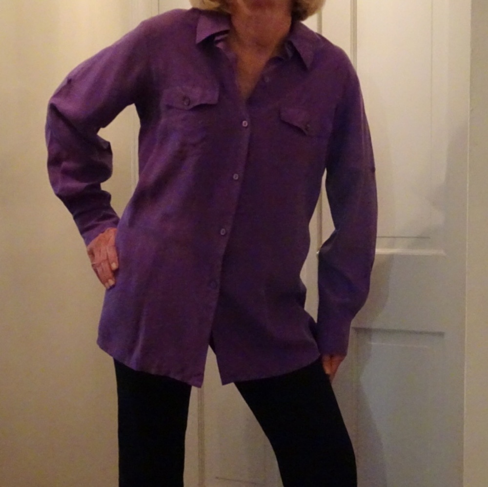 TravelSmith Button Down Long Sleeve Shirt